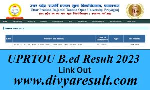 UPRTOU BED Entrance Exam result 2023